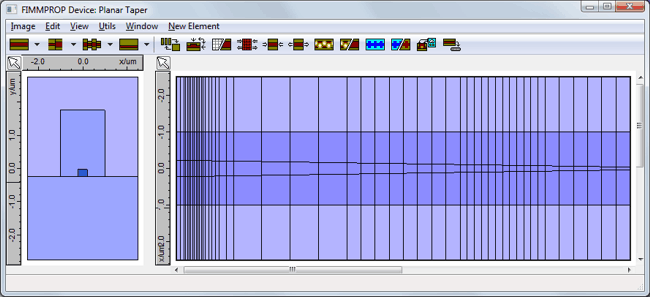 Non-uniform FDM mesh