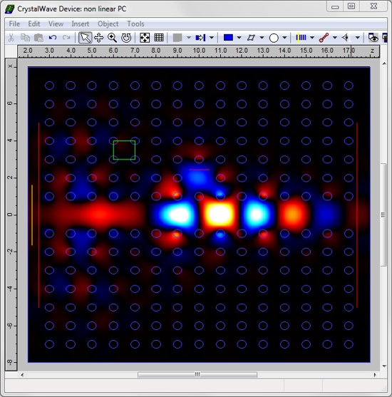 Field plotted live during FDTD calculation